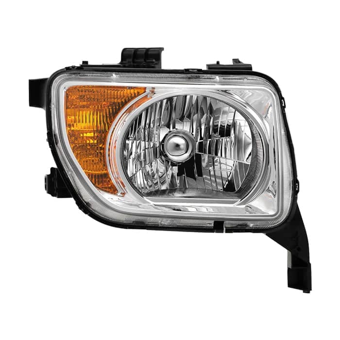 Spyder Passenger Side Headlight - OEM Chrome Right — 2003-2006 Honda Element (9053344)