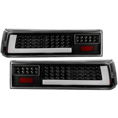 Spyder Xtune Black LED Light Bar Tail Lights | 1987-1993 Ford Mustang