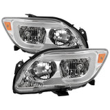 XTUNE AKKON CHROME OEM STYLE HEADLIGHTS W/LIGHT BAR | 2005-2007 SCION TC