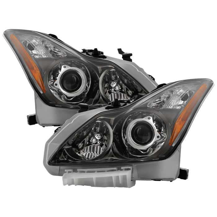 Spyder Xtune Akkon Black OEM Style Headlights | 2008-2015 Infiniti G37/Q60 Coupe