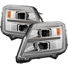 Spyder Xtune Akkon Chrome LED Light Bar Headlights | 2010-2015 GMC Terrain