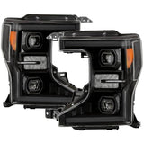 XTUNE AKKON BLACK LED LIGHT BAR PROJECTOR HEADIGHTS | 2020-2022 FORD S/DUTY