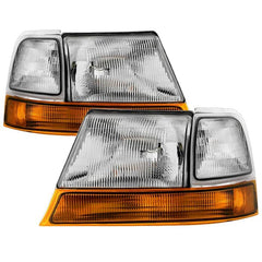 Spyder Xtune OE Chrome Headlights W/Corner Lamp | 1998-2000 Ford Ranger