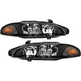 XTUNE OE BLACK OEM STYLE HEADLIGHTS | 1997-1999 MITSUBISHI ECLIPSE