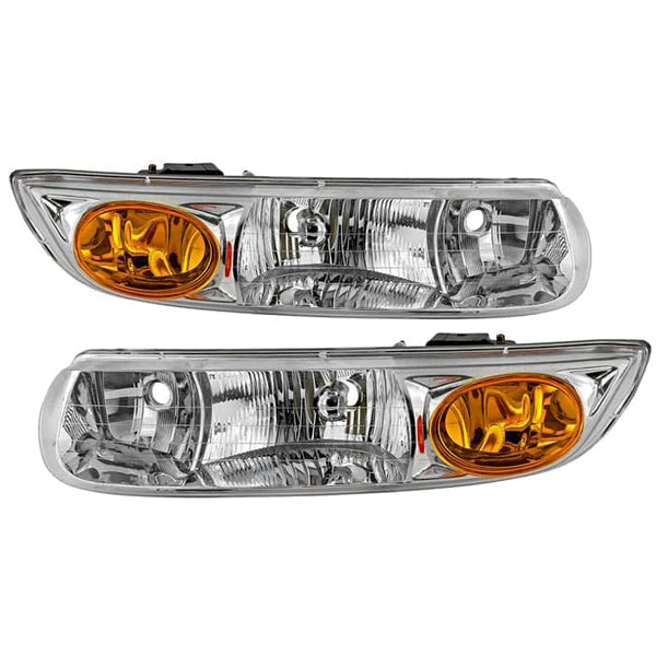 Spyder Phares de style d'origine Xtune OE | 2000-2002 Saturn S Series berline - chrome
