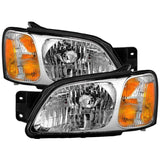 XTUNE OE CHROME OEM STYLE HEADLIGHTS | 2000-2004 SUBARU LEGACY GT/OUTBACK/2003-2006 BAJA WITHOUT SPORT PACKAGE