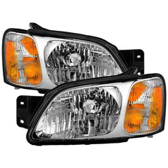 Spyder Xtune OE Chrome OEM Style Headlights | 2000-2004 Subaru Legacy GT/OUTBACK/2003-2006 Baja Without Sport Package