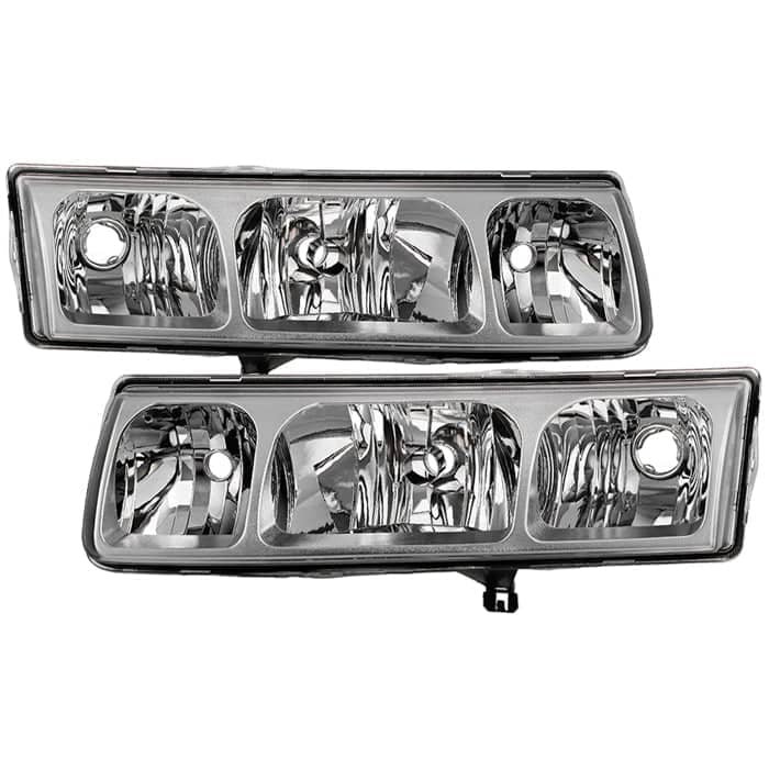 Spyder Xtune OE Chrome OEM Style Headlights | 2002-2004 Saturn Vue