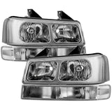 XTUNE OE CHROME OEM STYLE HEADLIGHTS W/BUMPER LIGHTS | 2003-2019 EXPRESS/SAVANA 1500/2500/3500