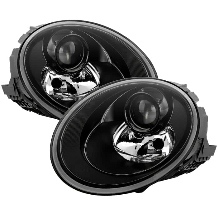 Spyder Xtune OE Black OEM Style Headlights | 2006-2010 VW Beetle