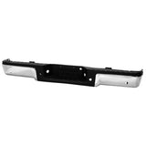 XTUNE CHROME REAR BUMPER ASSEMBLY | 2009-2014 FORD F150 STYLESIDE W/PARKING SENSOR HOLES (SPY-9947643)