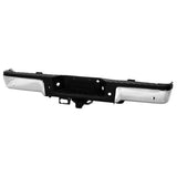 XTUNE CHROME REAR BUMPER ASSEMBLY | 2009-2014 FORD F150 STYLESIDE W/PARKING SENSOR HOLES (SPY-9947735)