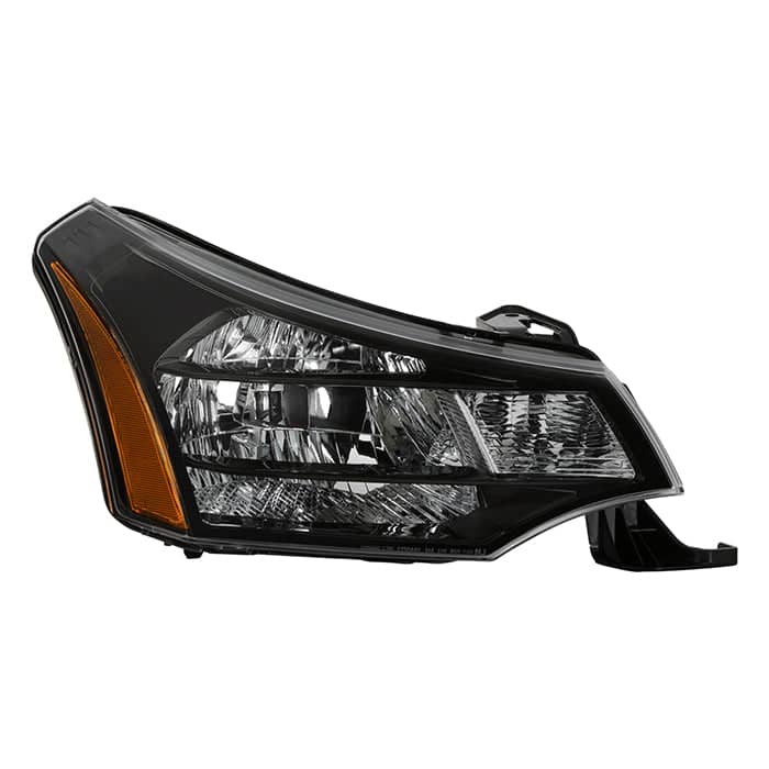 Spyder Xtune Poe Black Headlights | 2008-2011 Ford Focus