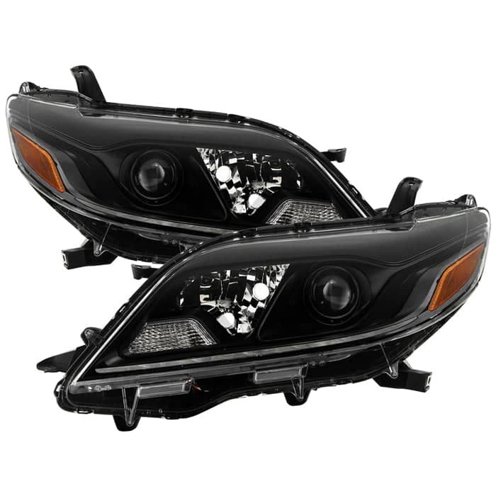 Spyder Projector Headlight - OE Black