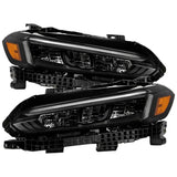 Spyder LED w/ LED DRL Headlight - Black