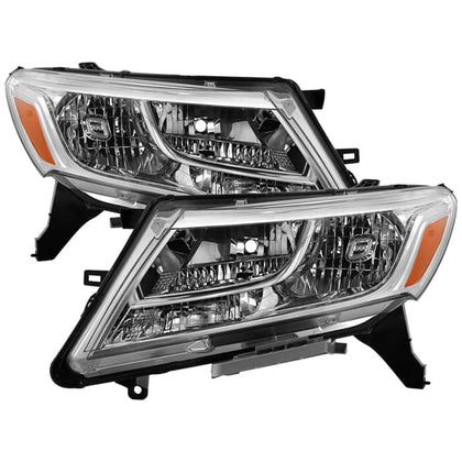 Spyder OEM Style Headlights - Low Beam-H11 - High Beam-HB3 - Signal-7440NA - Chrome