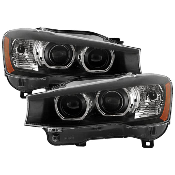 Spyder Xtune OE Black Halogen Projector Headlights | 2015-2018 BMW X3/X4