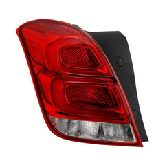 Spyder Xtune Poe Red Clear LED Tail Light | 2017-2022 Chevrolet Trax Driver Side