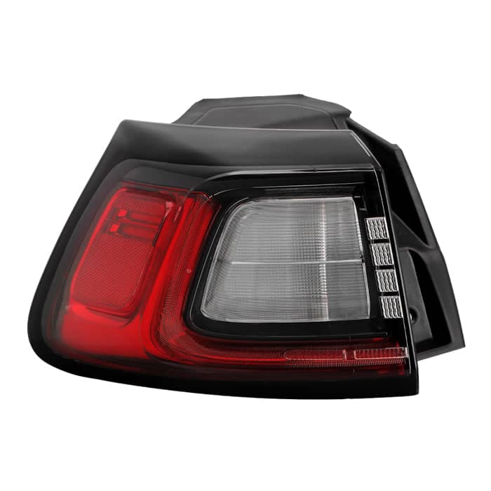 Spyder Xtune Poe Outer Clear Red LED Tail Lights | 2019-2024 Jeep Cherokee
