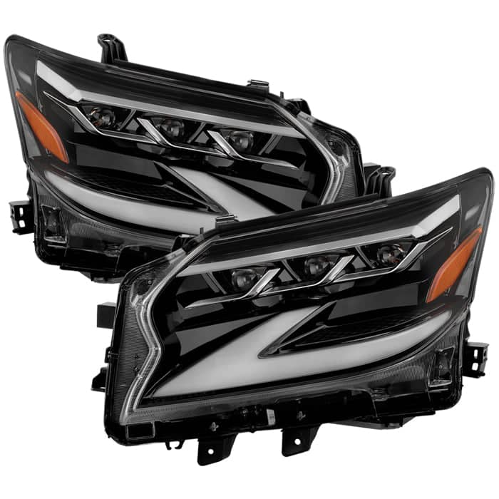 Spyder Xtune Black LED Projector Headlights | 2014-2019 Lexus GX460