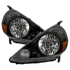 Spyder Xtune OE Black Halogen Headlight | 2007-2008 Honda Fit
