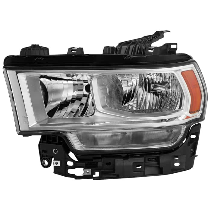 Spyder Xtune Poe Chrome Bezel Halogen Headlight | 2019-2024 Ram 2500 Driver Side