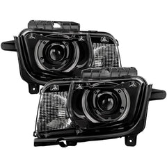 Spyder Xtune Poe Halogen LED Black Projector Headlight | 2010-2013 Chevrolet Camaro