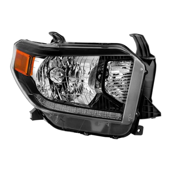 Spyder Xtune OE Black Halogen Headlight | 2014-2021 Toyota Tundra Passenger Side