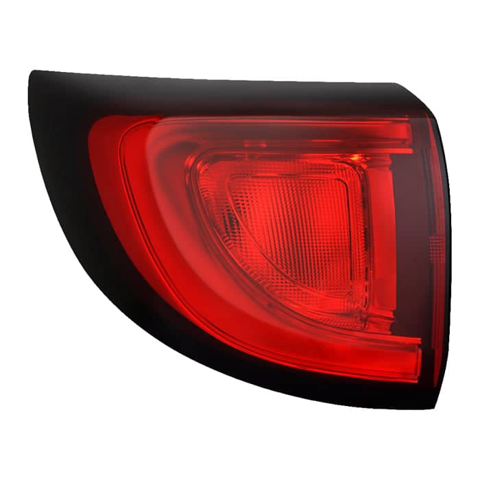Spyder Xtune Poe Red Outer LED Tail Light | 2017-2020 Pacifica/Voyager Driver Side