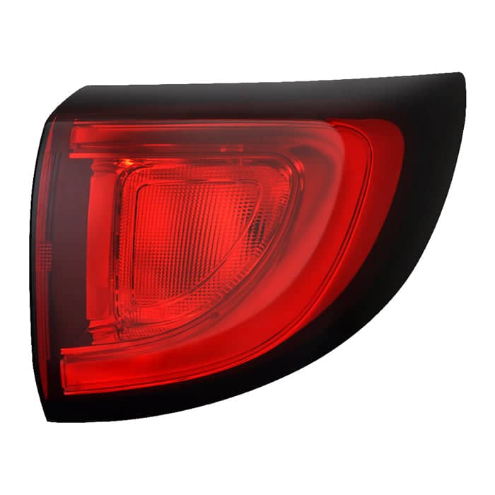 Spyder Xtune Poe Red Outer LED Tail Light | 2017-2020 Pacifica/Voyager Passenger Side