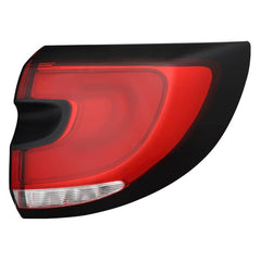 Spyder Xtune Poe Outer Red Clear LED Tail Light | 2021-2025 Pacifica/Voyager Passenger Side