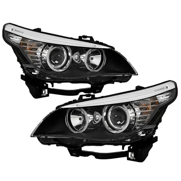 Spyder Xtune Poe Black Halogen Headlight | 2015-2020 Transit T250/T350/2500/3500