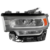 XTUNE POE CHROME BEZEL LED HEADLIGHT | 2019-2024 RAM 2500HD/3500HD DRIVER SIDE