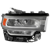 XTUNE POE CHROME BEZEL HEADLIGHT | 2019-2024 RAM 2500/3500 PASSENGER SIDE