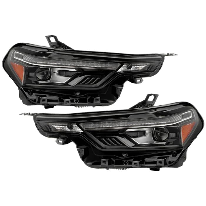 Spyder Xtune Poe Black LED Headlights | 2023-2025 Chevrolet Colorado