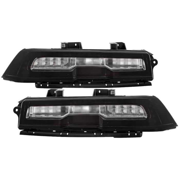 Spyder Xtune Poe Smoke Clear LED Tail Lights | 2014-2015 Chevrolet Camaro