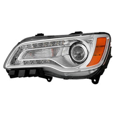 Spyder Xtune Poe Chrome Bezel Projector Headlight | 2011-2014 Chrysler 400 Driver Side