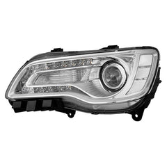 Spyder Xtune Poe Chrome Bezel Projector Headlight | 2011-2014 Chrysler 300 Driver Side