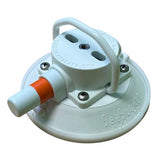 SeaSucker 4.5in. SeaSucker w/Flat-Top Stainless Steel D-Ring - White (VM1013W6)