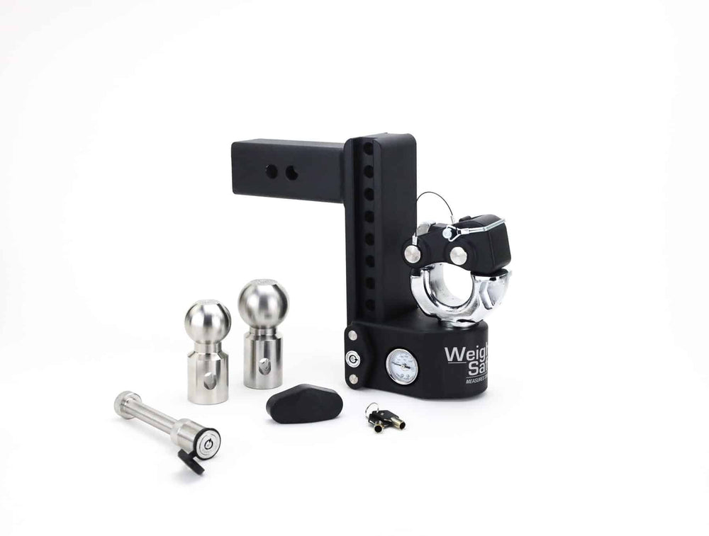 Weigh Safe Steel Weigh Safe 8" Drop 2.5" Shank With Towballs And Pintle Includes Ws05 Hit