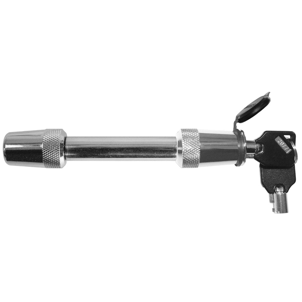 Trimax Locks Premium 100% Stainless Steel 5/8Indiameter Receiver Lock Wider Span 31/2"