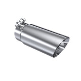 Tip. 3in. O.D. Dual Wall Angled End 3in. inlet 12in. length. T304 Stainless.