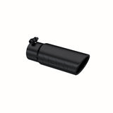 MBRP Inc. Black / 31/2In O.d. Angled Rolled End 3In Inlet 10In Length