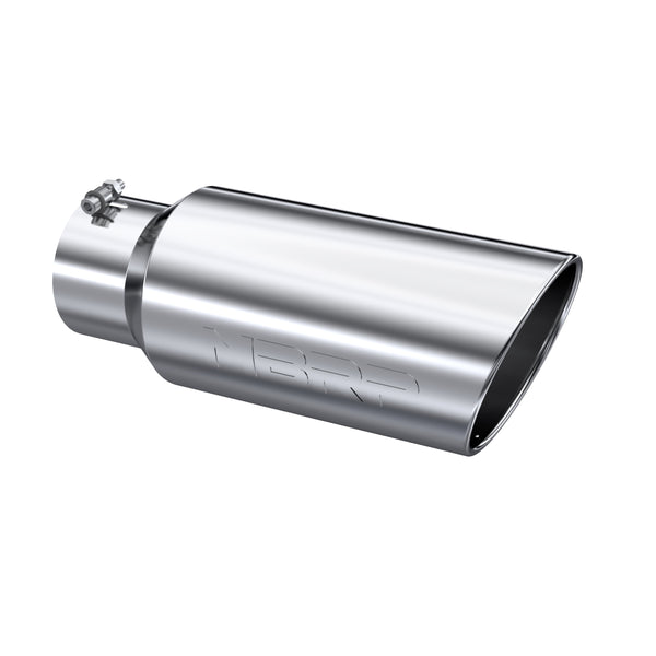 MBRP Tip. 7in. O.D.. Rolled End. 5in. inlet 18in. in length. T304.