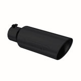MBRP Inc. Universal Tip 6 O.d. Rolled End 4 Inlet 18 In Length Black Finish