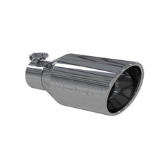 MBRP Tip. 4 1/2in. O.D.. SW Angle Rolled End. 2 1/2in. inlet 11in. in length. T304.
