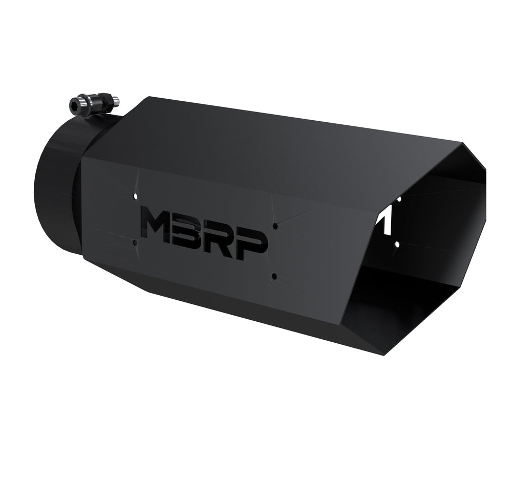 MBRP Black Series Universal 5" Hexagon Shaped Tip. (T5167BLK)