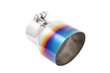 3" Inlet Exhaust Tip. T304 Stainless Steel, Burnt End