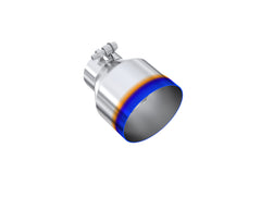 MBRP 3in. Inlet Exhaust Tip. T304 Stainless Steel, Burnt End