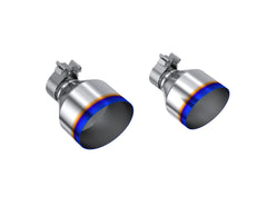 MBRP Exhaust Tip, 5in OD Out, 2.125in ID, 7.25in Length, Single Wall, BE T304